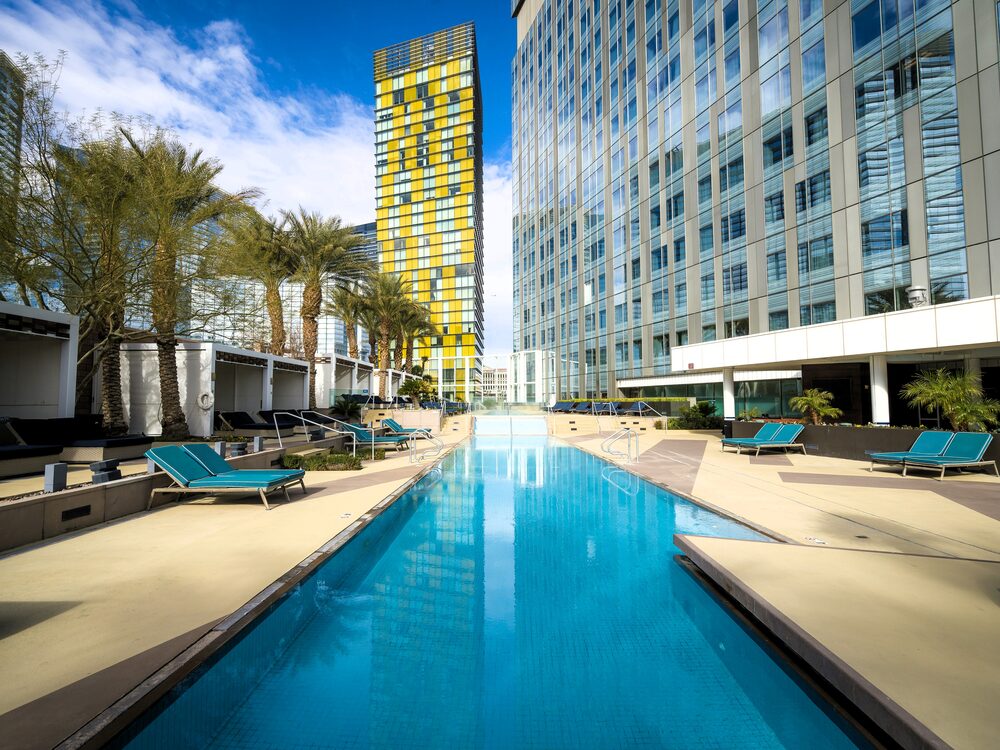 Hotel resort with pool